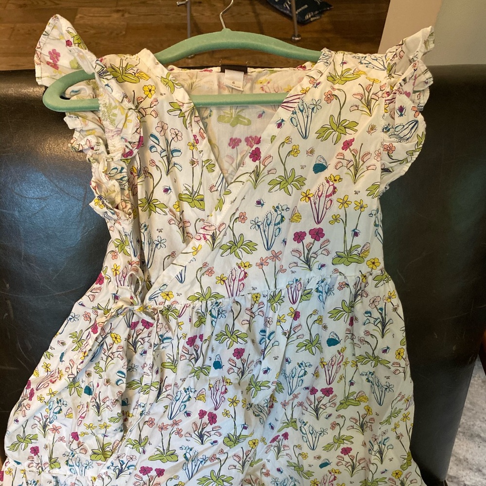 Snap Dragon Tea Collection Wrap Dress